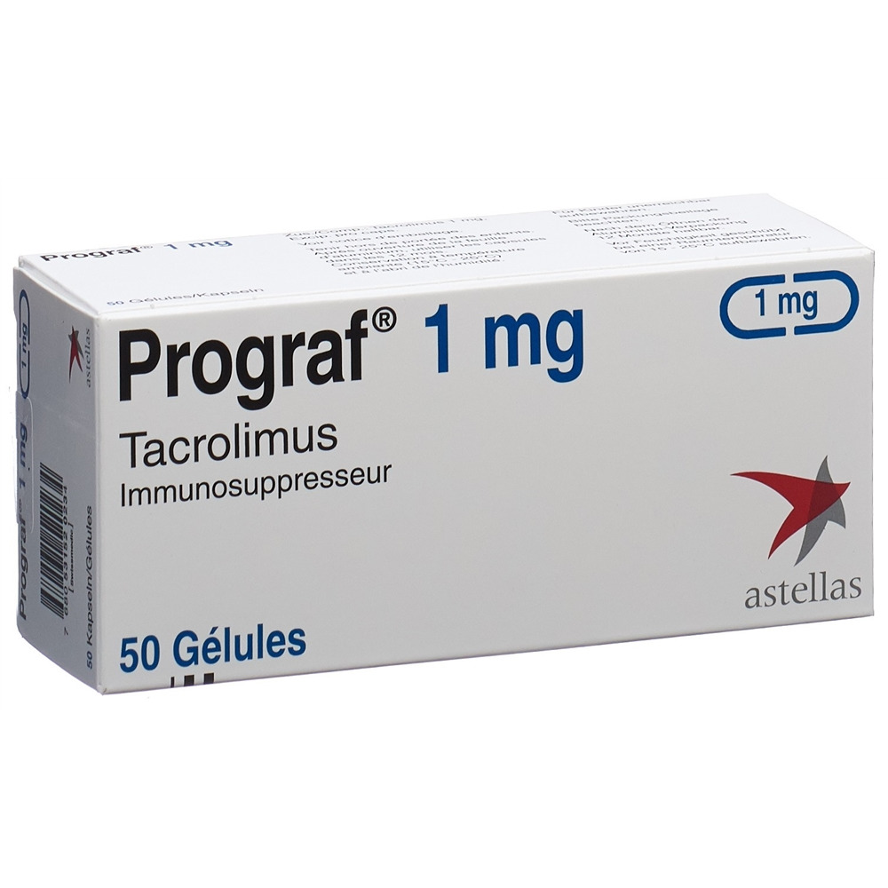 PROGRAF caps 1 mg 50 pce