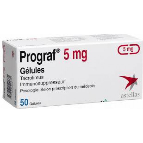 PROGRAF caps 5 mg 50 pce