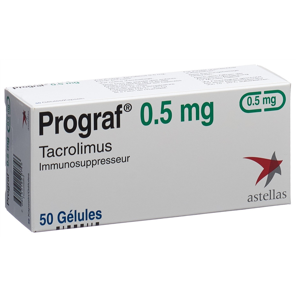 PROGRAF caps 0.5 mg 50 pce