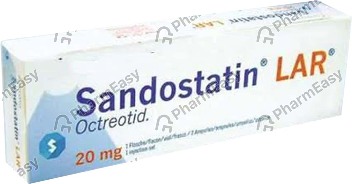 SANDOSTATINE LAR subst sèche 20 mg c solv ser pré