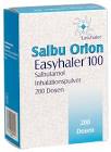 SALBU ORION Easyhaler pdr inh 0.1 mg 200 dos