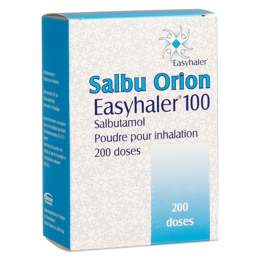 SALBU ORION Easyhaler pdr inh 0.1 mg 200 dos