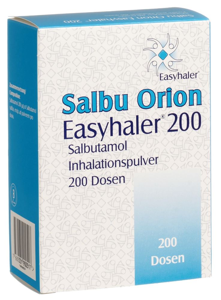 Salbu Orion Easyhaler 200, Pulver zur Inhalation