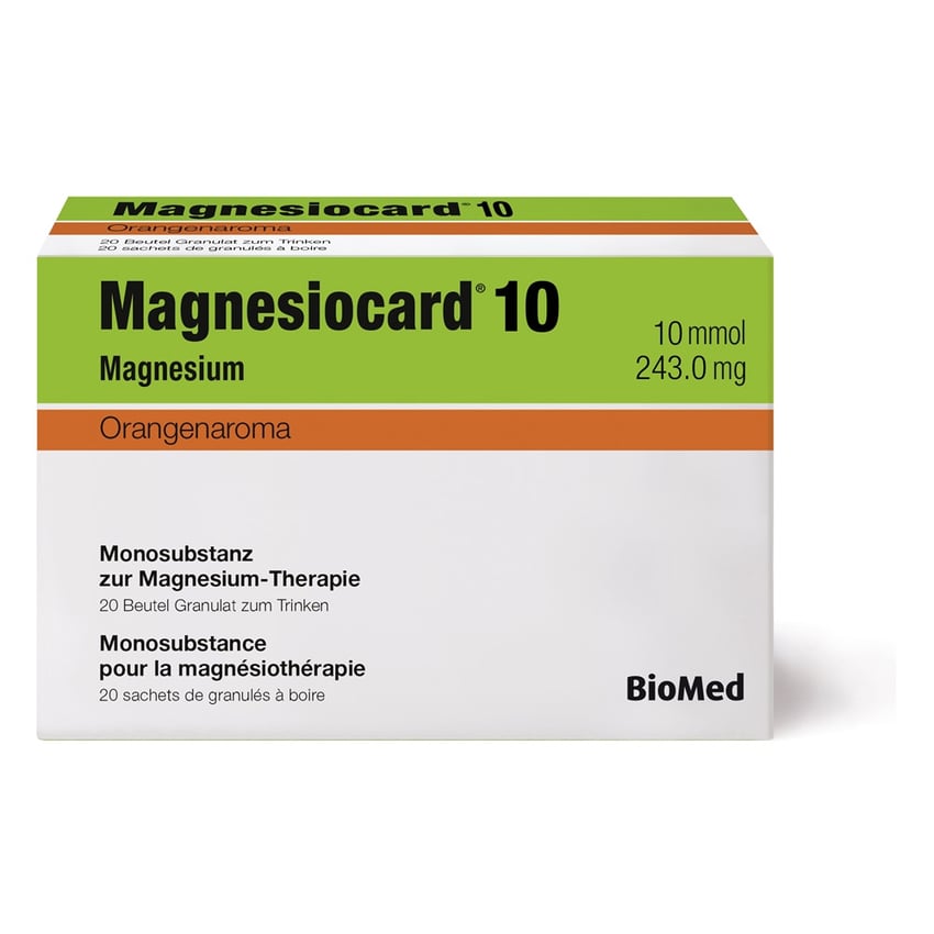 MAGNESIOCARD gran 10 mmol baies des bois 20 pce