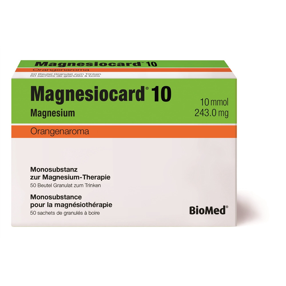 MAGNESIOCARD gran 10 mmol baies des bois 50 pce