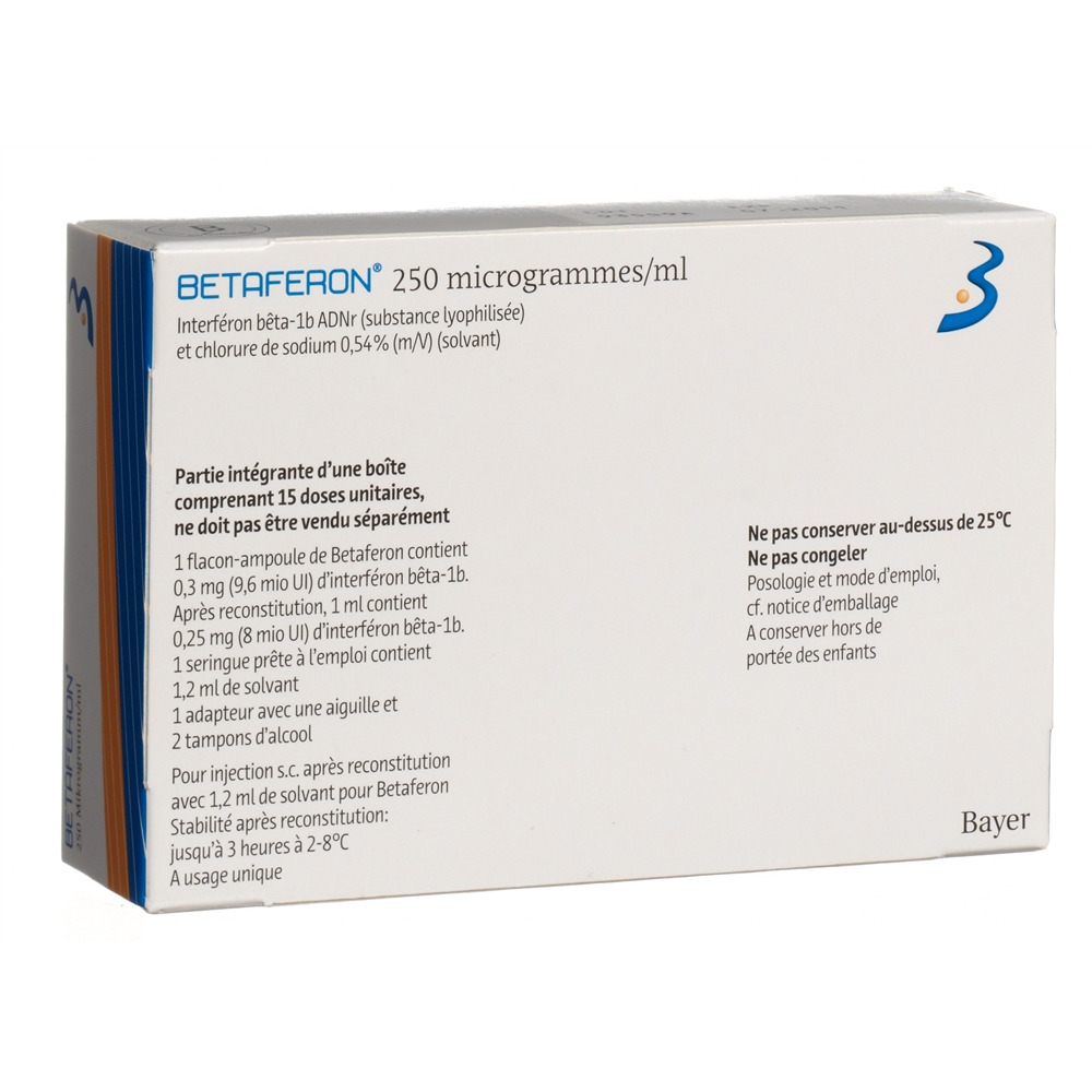 Betaferon, Pulver und Lösungsmittel zur Herstellung einer Injektionslösung