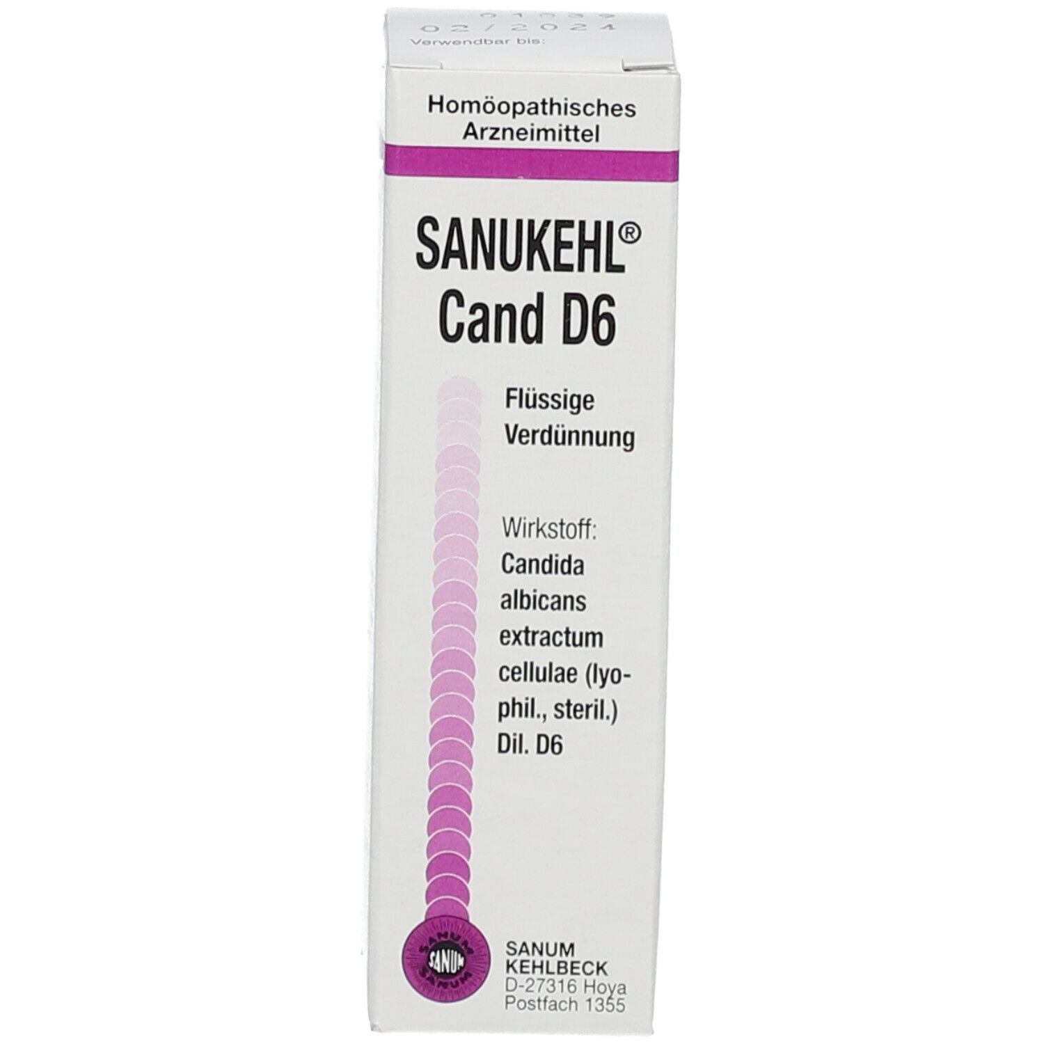 SANUKEHL Cand gouttes 6 D 10 ml