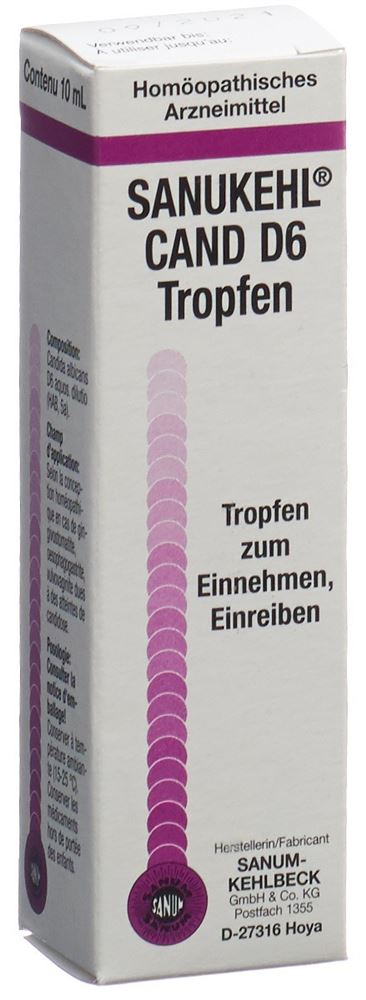 Sanukehl Cand D6, Tropfen zum Einnehmen und Einreiben