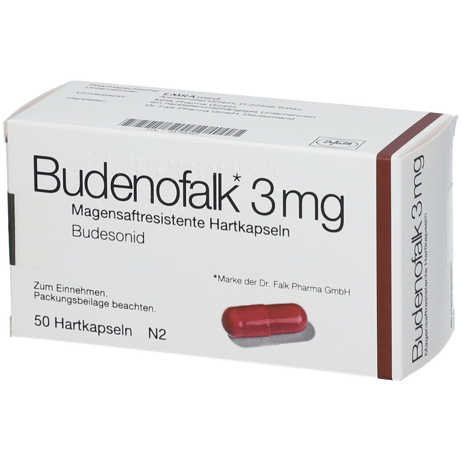 BUDENOFALK caps 3 mg 50 pce