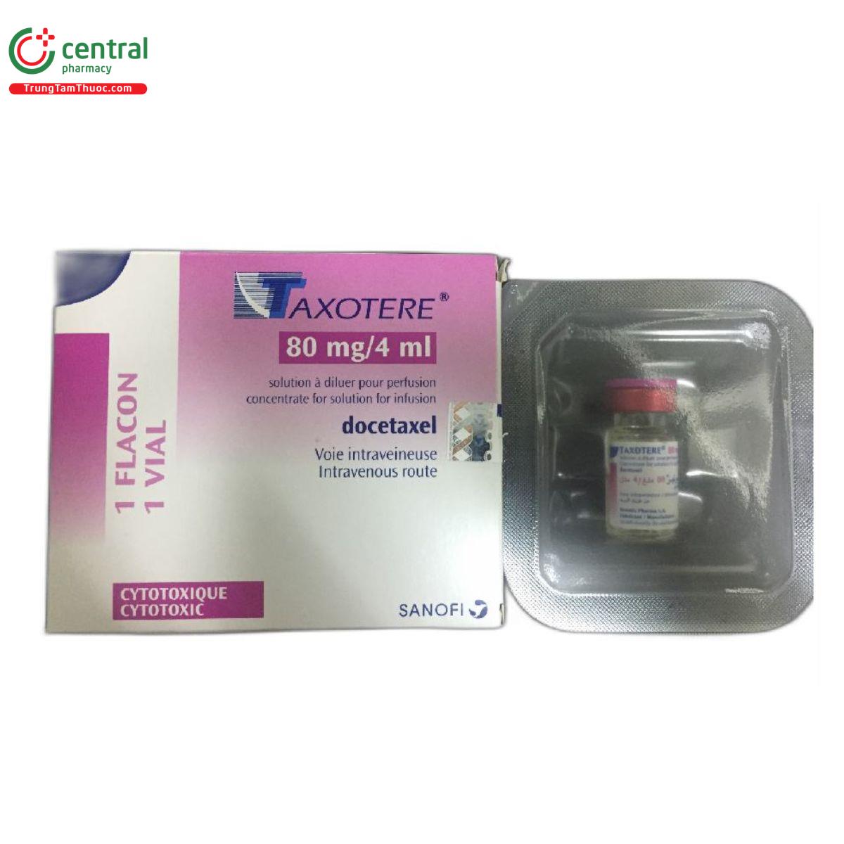 TAXOTERE conc perf 80 mg/4ml flac 4 ml