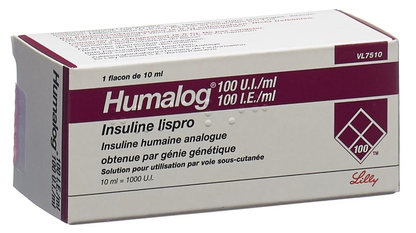 HUMALOG sol inj 100 UI/ml flac 10 ml