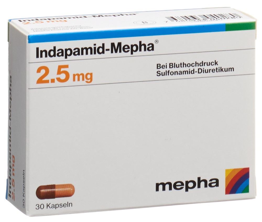 Indapamid-Mepha, Hartkapseln
