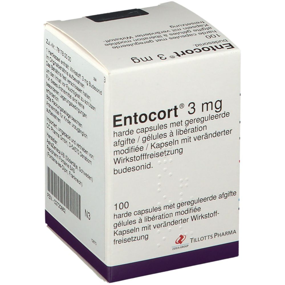 ENTOCORT CIR caps ret 3 mg bte 100 pce