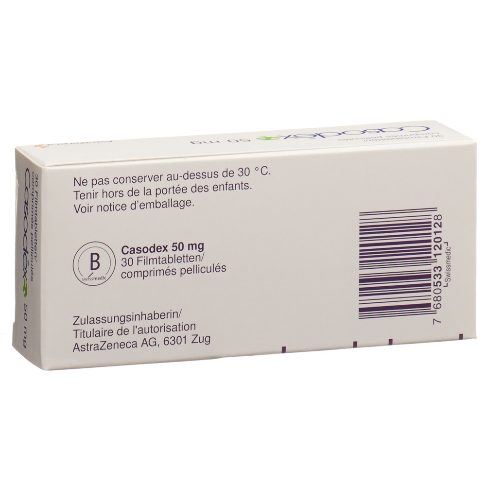 CASODEX cpr pellic 50 mg 30 pce