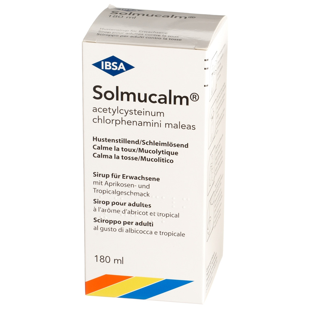 Solmucalm, sciroppo per adulti