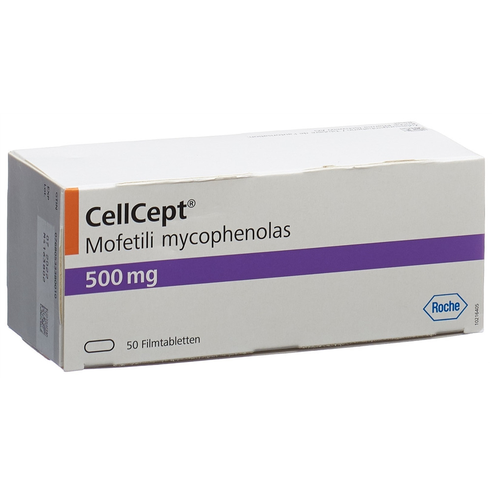 CELLCEPT cpr pel 500 mg 50 pce
