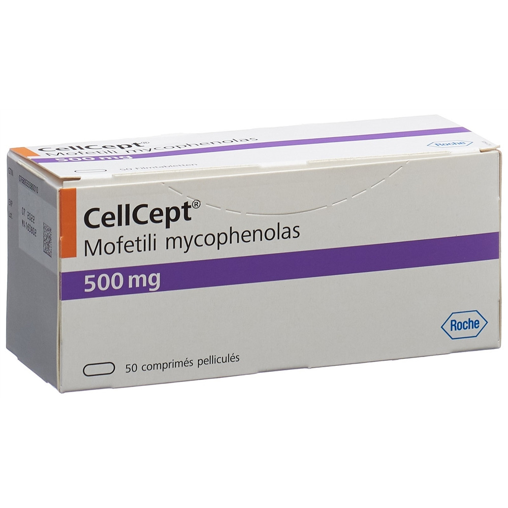 CELLCEPT cpr pel 500 mg 50 pce