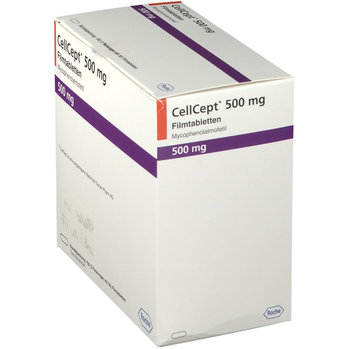 CELLCEPT cpr pel 500 mg 150 pce
