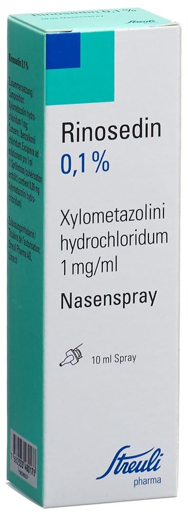 RINOSEDIN spray nasal 0.1 % 10 ml