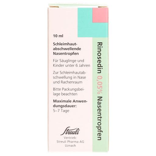 RINOSEDIN gtt nas 0.05 % 10 ml