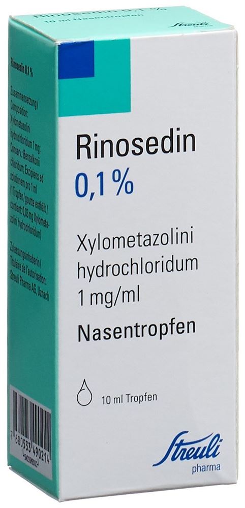 RINOSEDIN gtt nas 0.1 % 10 ml