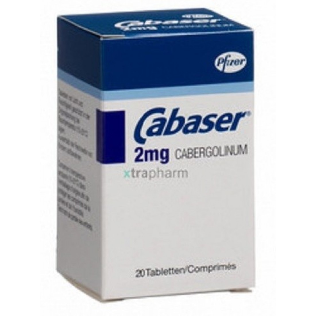 CABASER cpr 2 mg fl 20 pce