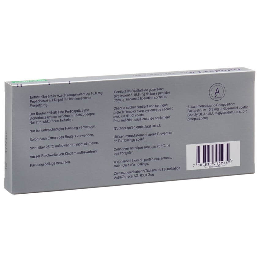 ZOLADEX LA safesystem 10.8 mg ser pré