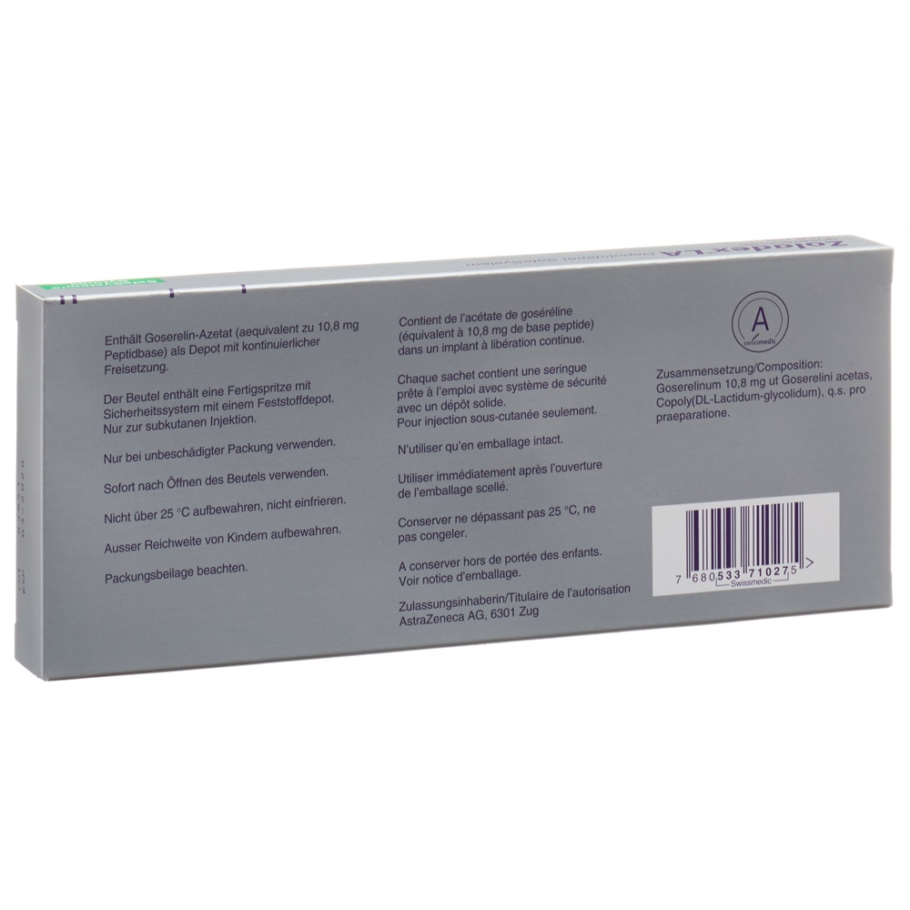 ZOLADEX LA safesystem 10.8 mg ser pré