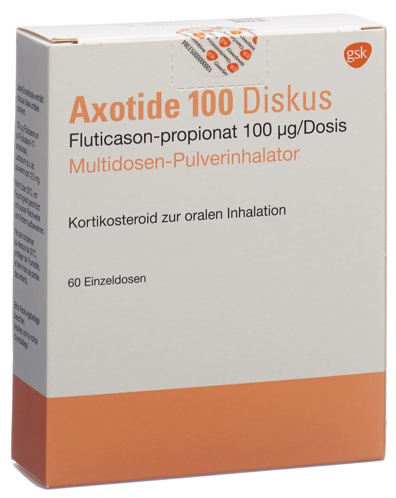 Axotide Diskus 100, Mutlidosen-Pulverinhalator