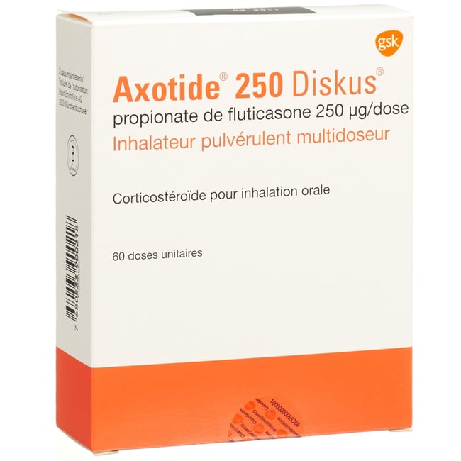 AXOTIDE Diskus multidose 250 mcg 60 dos