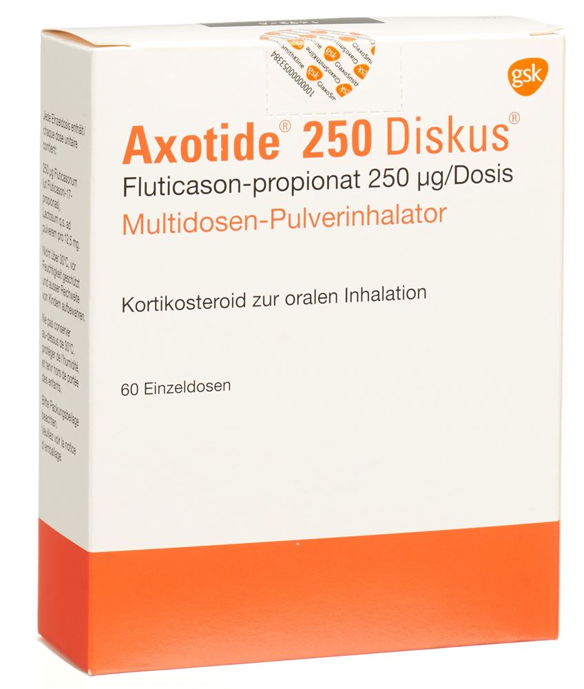 Axotide Diskus 250, Mutlidosen-Pulverinhalator