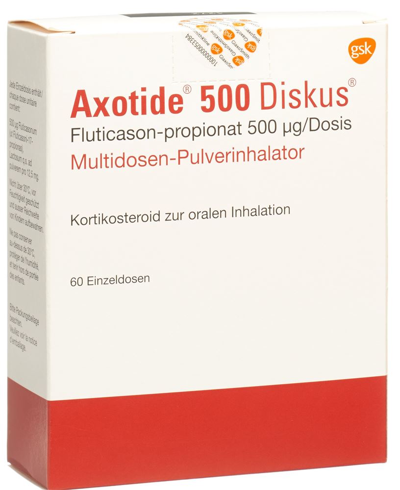 AXOTIDE Diskus multidose 500 mcg 60 dos