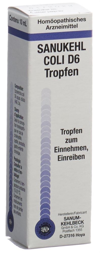 Sanukehl Coli D6, Tropfen zum Einnehmen und Einreiben