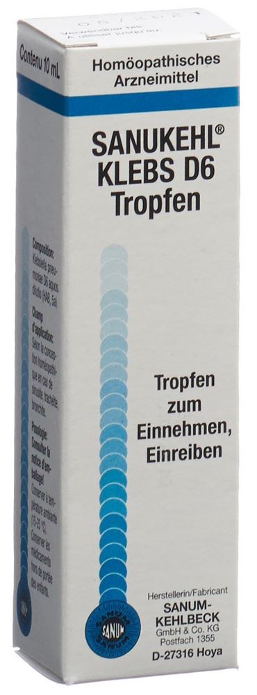 SANUKEHL Klebs D6 gtt 10 ml