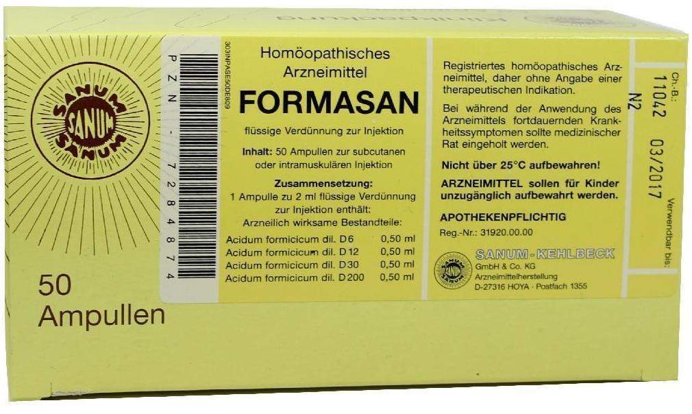 FORMASAN sol inj 50 amp 2 ml