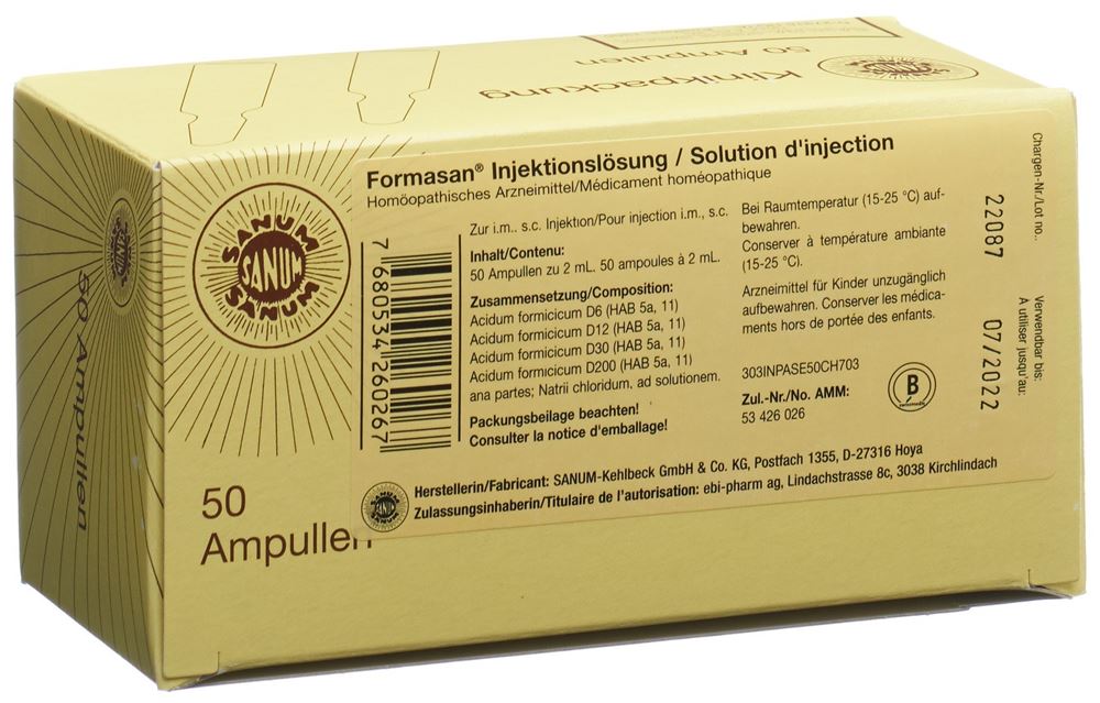 FORMASAN sol inj 50 amp 2 ml