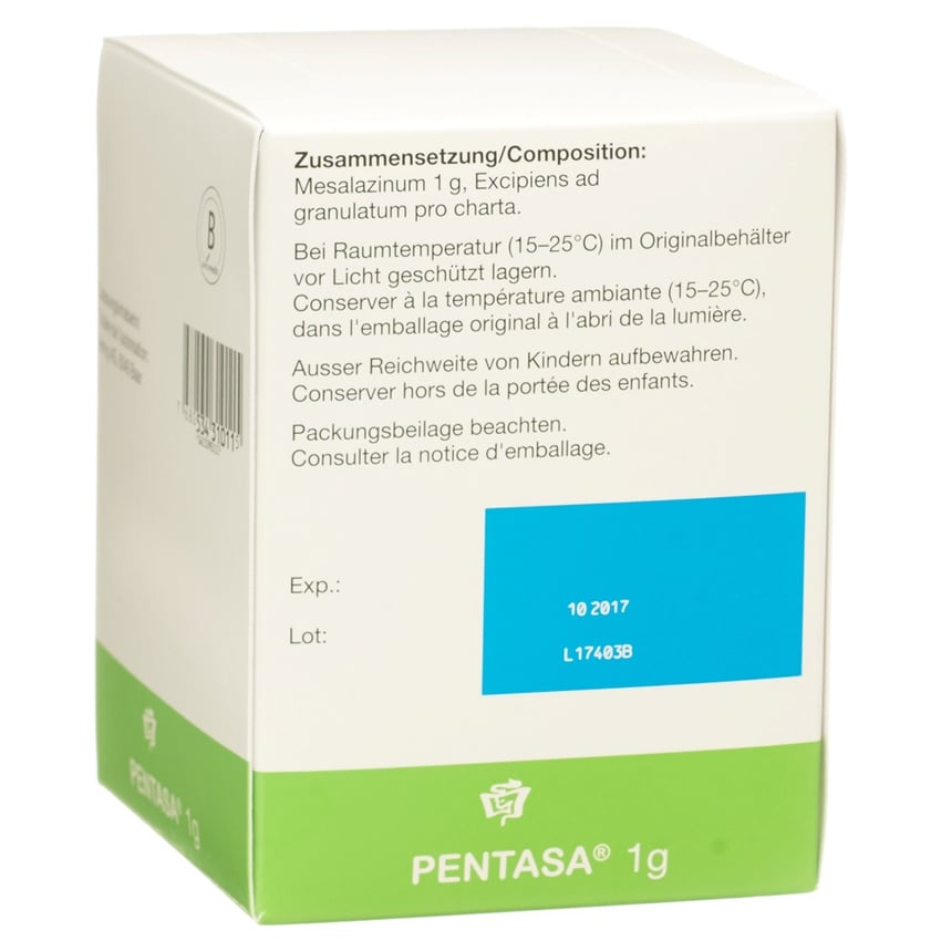 PENTASA gran dépôt 1 g sach 50 pce