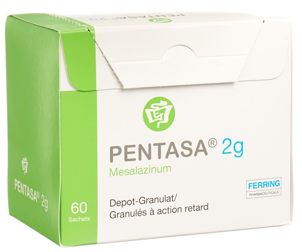 PENTASA gran dépôt 2 g sach 60 pce