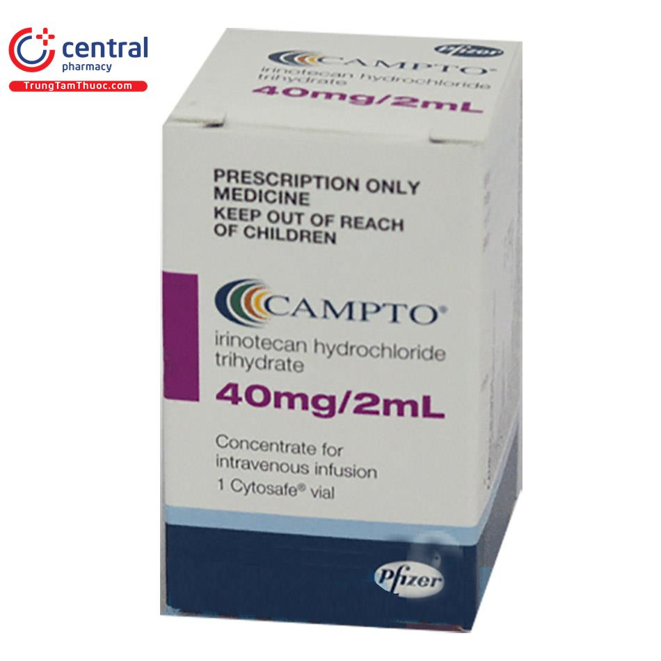 CAMPTO conc perf 40 mg/2ml cytosafe 2 ml