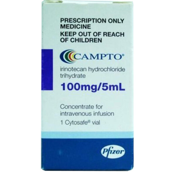 CAMPTO conc perf 100 mg/5ml cytosafe 5 ml