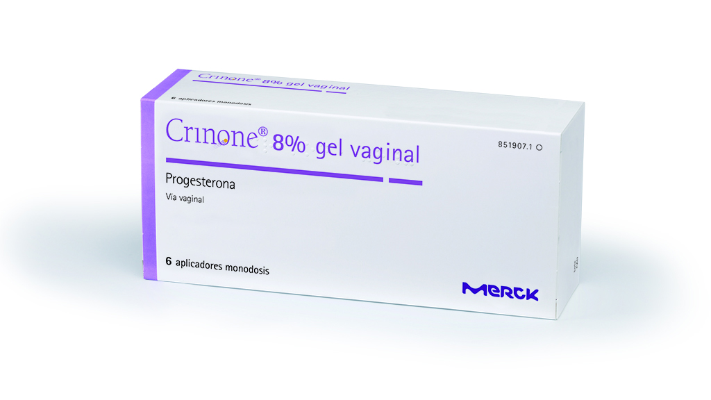 CRINONE gel vag 8 % 6 monodos 1.125 g