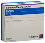 FENTANYL Mepha 500 mcg/10ml i.v./i.m. 10 amp 10 ml