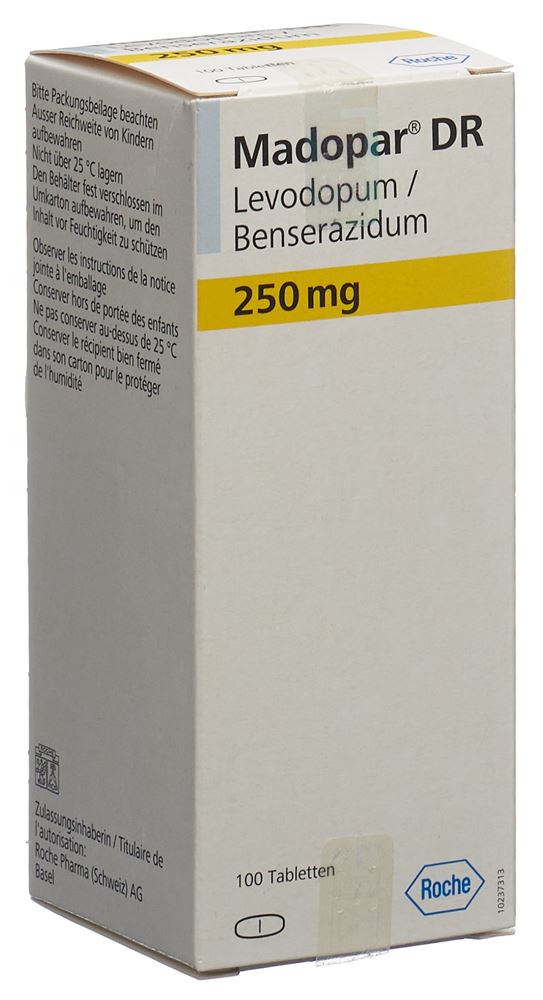 MADOPAR DR cpr 250 mg 100 pce
