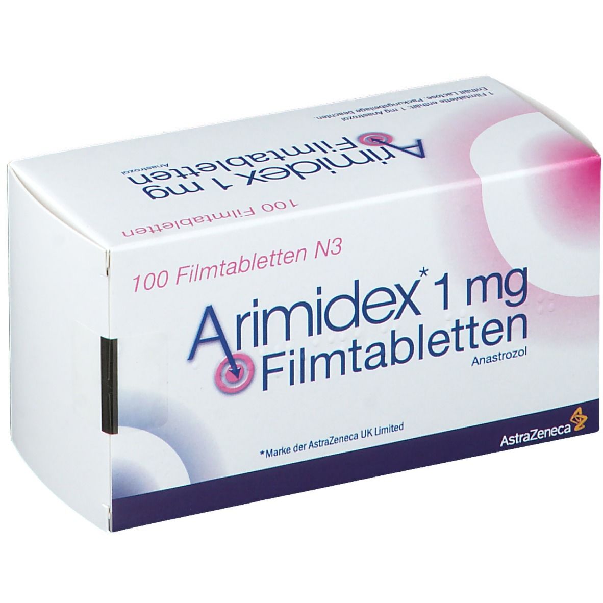 ARIMIDEX cpr pell 1 mg 100 pce