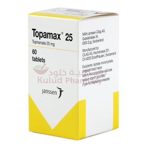 TOPAMAX cpr pell 25 mg bte 60 pce