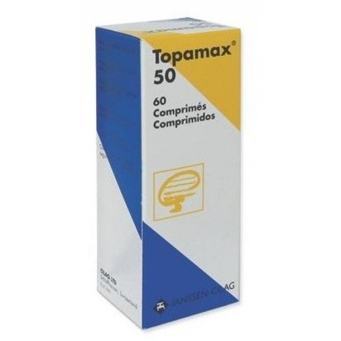 TOPAMAX cpr pell 50 mg bte 60 pce