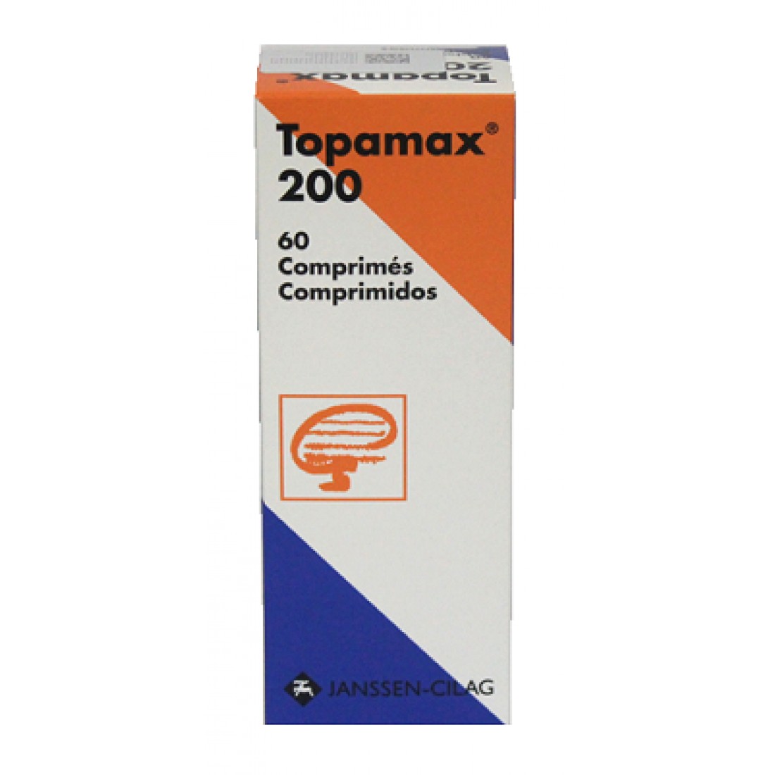 TOPAMAX cpr pell 200 mg bte 60 pce
