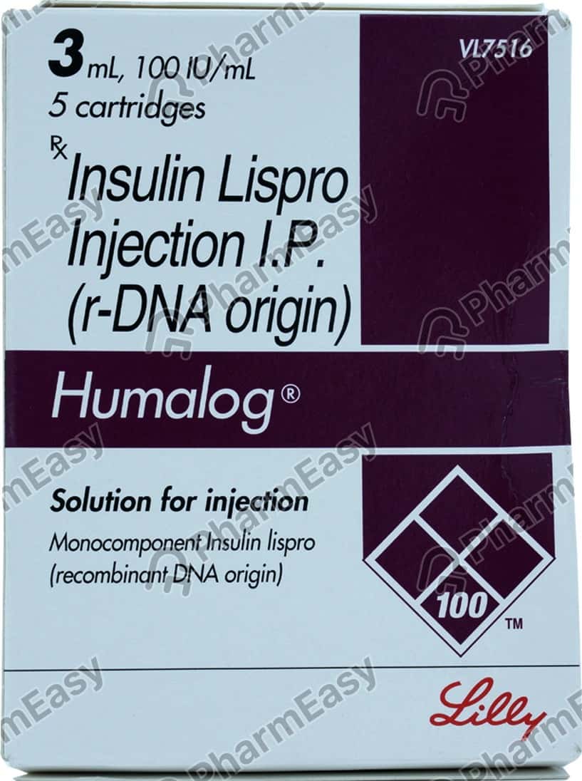 HUMALOG sol inj 100 UI/ml p pen 5 cartouche 3 ml