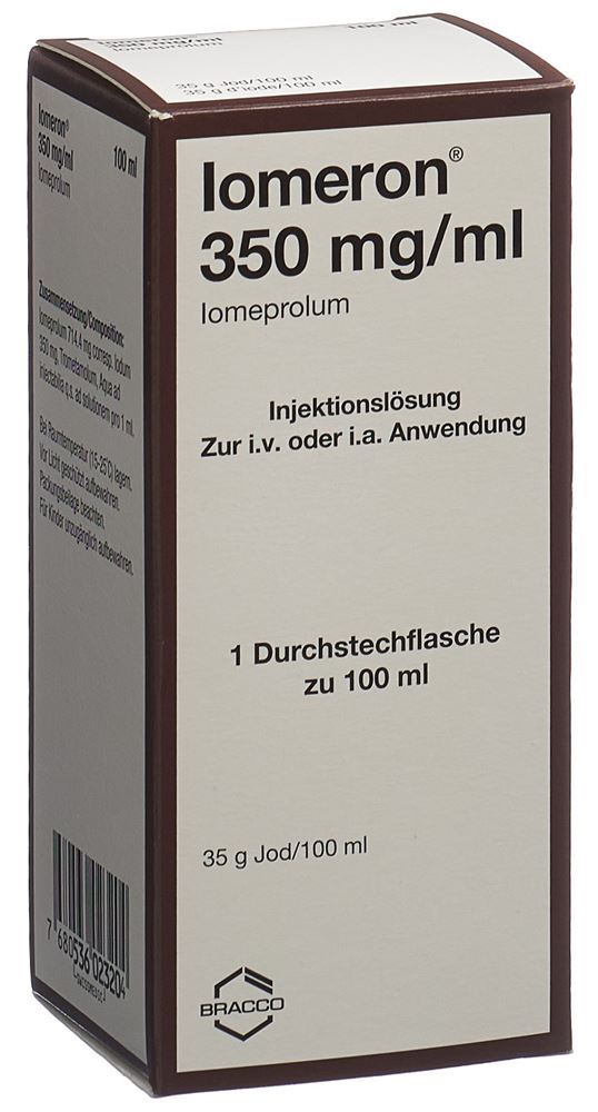 IOMERON sol inj 350 mg/ml 100ml fl