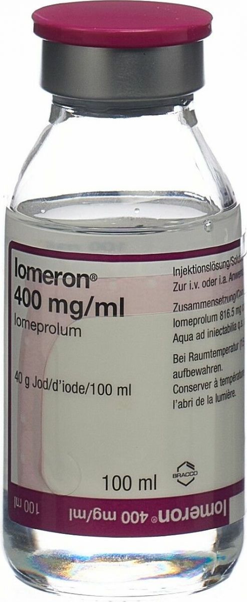 IOMERON sol inj 400 mg/ml 100ml fl